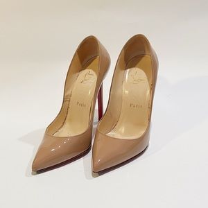 Christian Louboutin Pigalle 120 patent Calf, 37.5